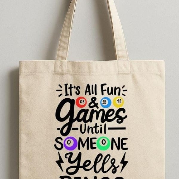 Bingo tote bag