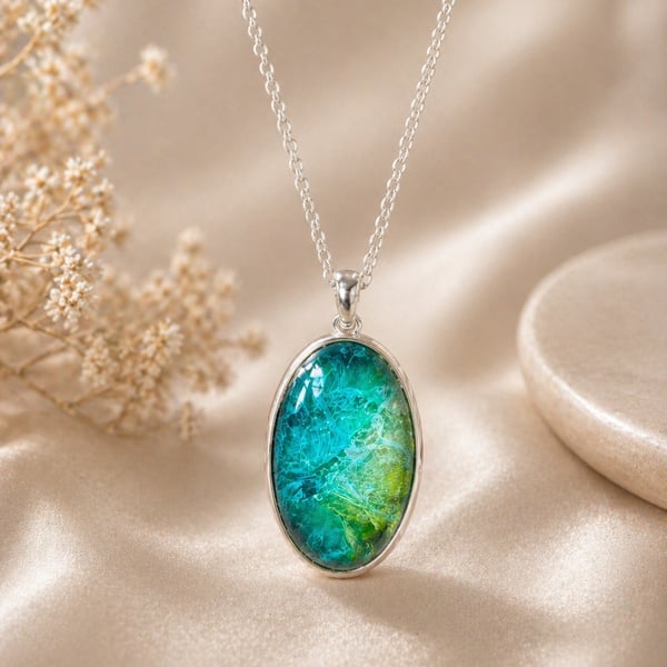 Memorial resin jewellery 