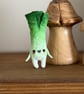 Spun Cotton Miniature Leek Doll - Image 2