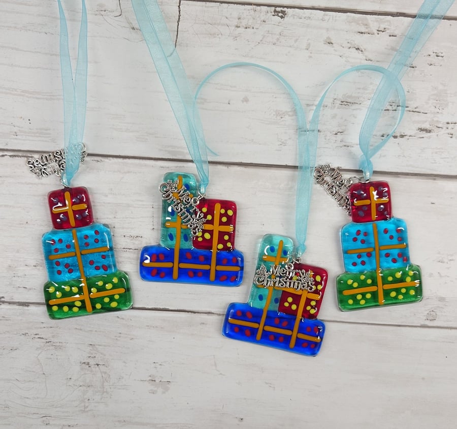 Hanging Christmas Present Decorations, Christmas Tree Ornaments