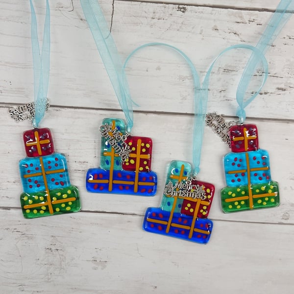 Hanging Christmas Present Decorations, Christmas Tree Ornaments