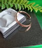 Hammered Copper Bracelet, Pure Copper Bangle - Image 4