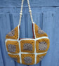 Handmade Granny Square Crochet shoulder bag - Image 1
