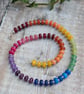 Rainbow Jade Bead Necklace - JBJ2067 - Image 5