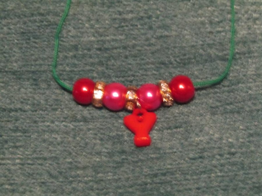 Children's 'Y' Initial Necklace