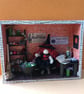 Witch Book Nook, Handmade Miniature Witch Room, Book Lover Decoration 