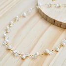 Freshwater Pearl and Crystal Choker