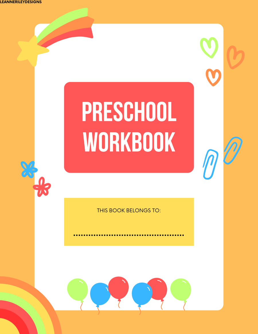 Fun 75 Page Preschool Printable Workbook