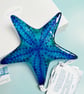 Fused Glass Starfish - Royal Blue -Turquoise - Image 7