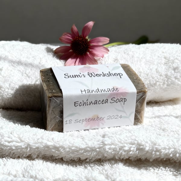 Handmade Echinacea Soap