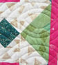 Green and Pink Patchwork Quilt - Image 5