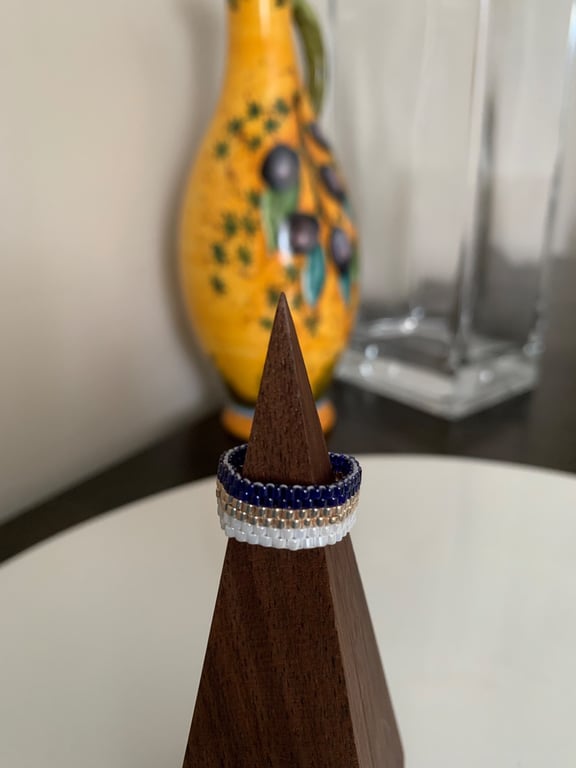 Beautiful beaded ring