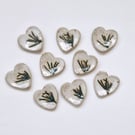 Rosemary Ceramic Worry Stone, Christmas Stocking Filler, Pocket Hug 
