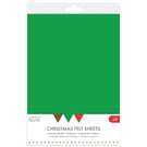 Simply Creative Christmas A4 Felt Sheets x 8 Multiple Pack