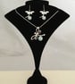 Dragonfly Pendant & Earring Jewellery Set - Image 1
