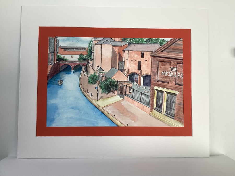 Birmingham Canal Scene