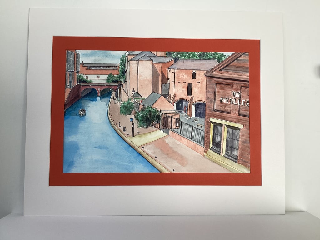 Birmingham Canal Scene