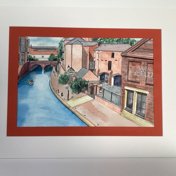 Birmingham Canal Scene