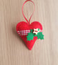 Felt Christmas Heart - Image 1