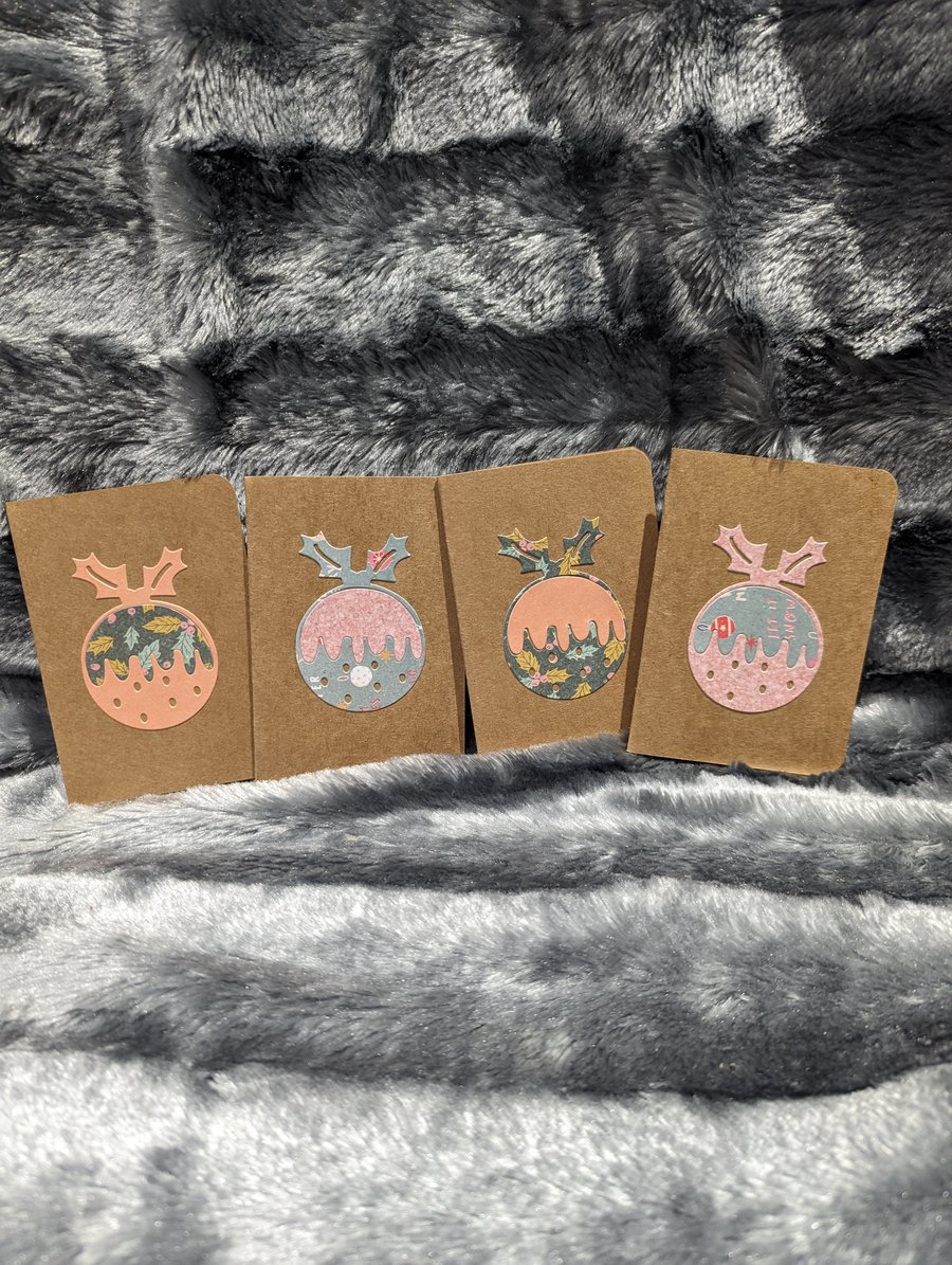 4-pack Petite Pudding Christmas cards