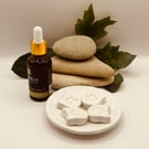 Clay Oil Diffuser Pebbles with Dish Decorated Aroma Stones: Echoes of Essence