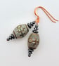 Tibetan Style Dzi Etched Agate Earrings, Birthday, Anniversary, Gifts For Her  - Image 6