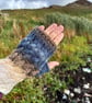 Hand knitted fingerless gloves LOCH SIDE  - Image 2