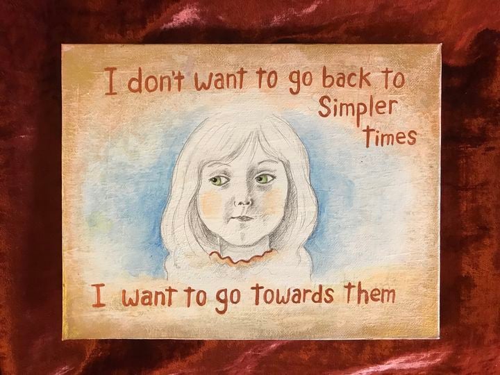 SALE! Original 10" by 8" painting