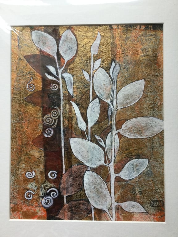 Original Artwork of Plants Using Mixed Materials