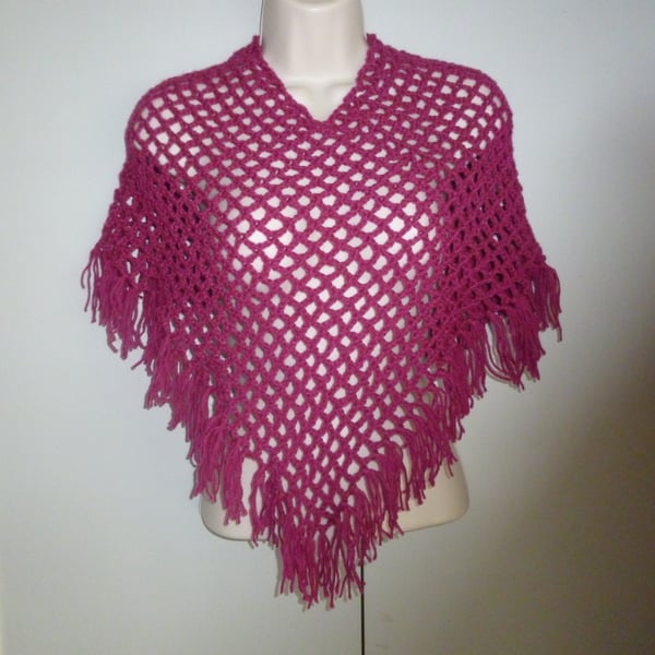 crochet high neck short summer boho beach cover up festival ( ref FA 446 A1 )