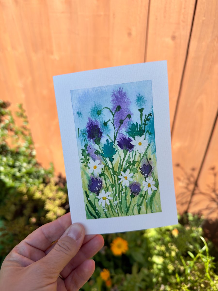 Image of Floral Birthday Card 