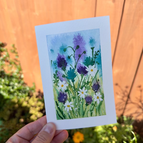 Floral Birthday Card 
