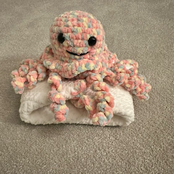 Jellyfish Crochet Baby Comforter