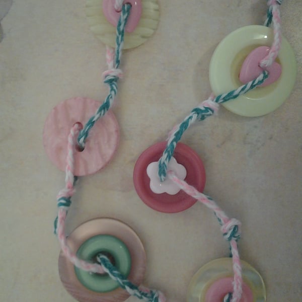 Button Necklace