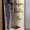 On your wedding day CUT & FOLD Book Folding Pattern - EMAILED PDF PATTERN