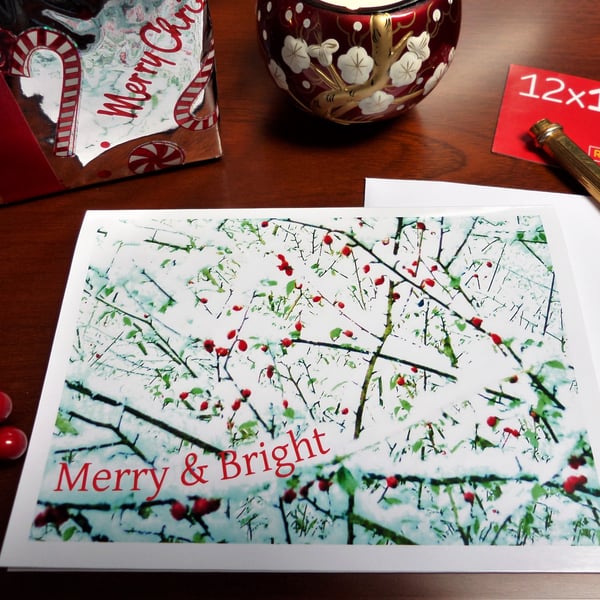 Merry & Bright Christmas Card