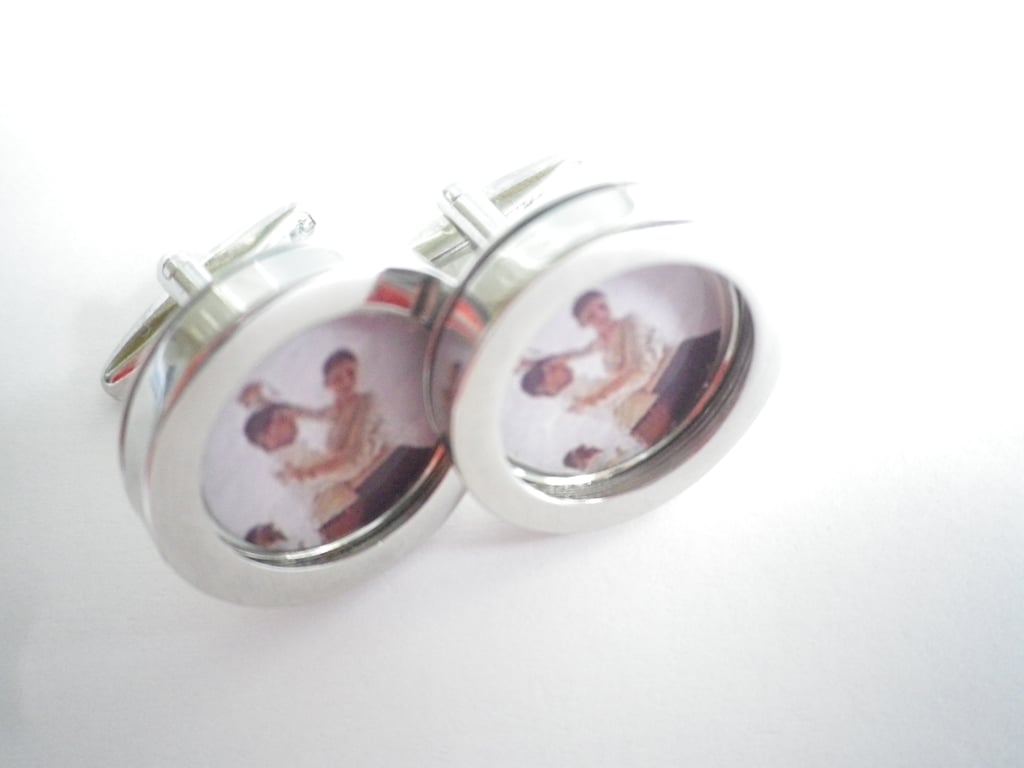  1930sTango dancers cufflinks, free shipping, gift wrapped, lovely image, 123.. 