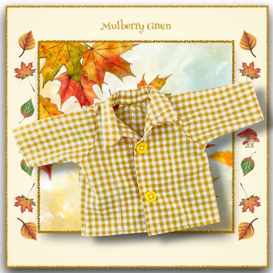 Mustard Checked Shirt