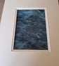 Waves abstract watercolour haze . - Image 3