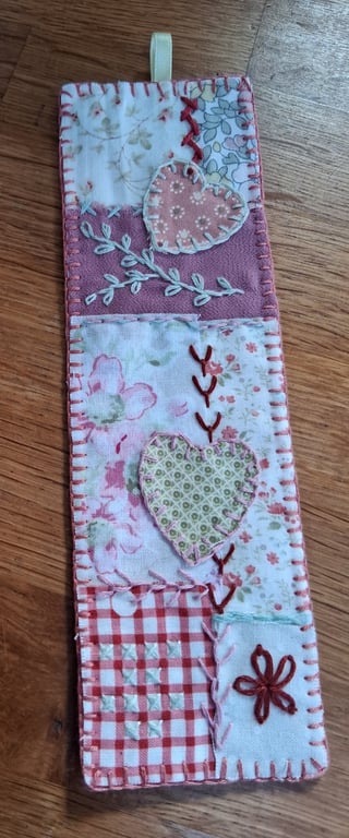 Hand Embroidered Bookmark 
