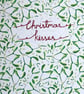 Christmas kisses pattern- Christmas card - Image 2