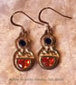 Fine Silver Drop Earrings with Cubic Zirconia  - Image 3