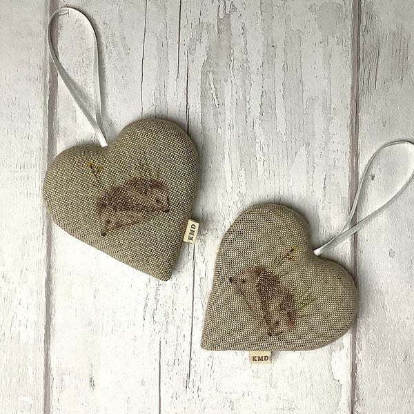 Hedgehog Hanging Heart