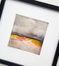 Original fibre art, FELT and TEXTILE Landscape,A frosty morning on the coast - Image 3