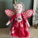 Heirloom Collectable Handmade Cloth Guardian Angel Doll