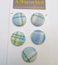 Handwoven Wool Fabric Buttons - Image 2
