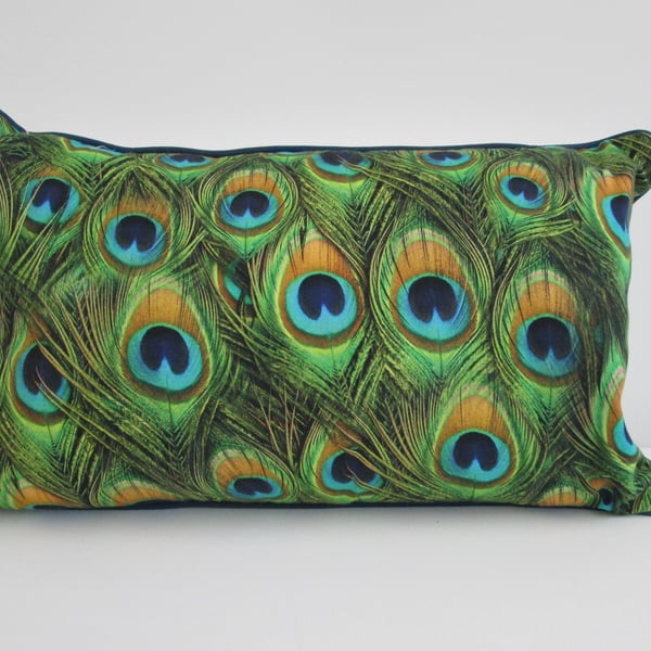 3 Peacock Feathers Cushion Covers for Laura