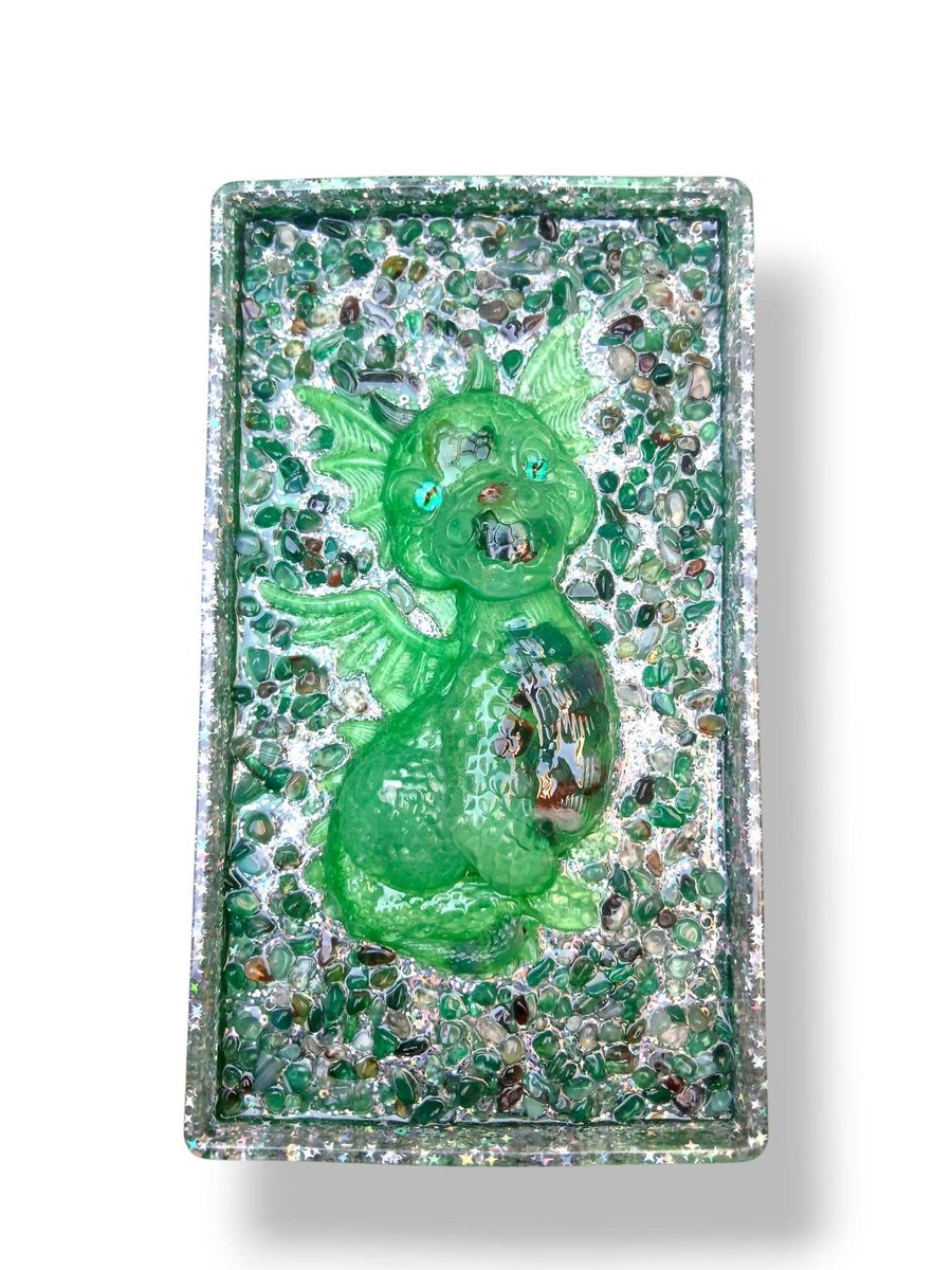 Forest-Fortune Dragon — Green Aventurine Magick Sculpture 