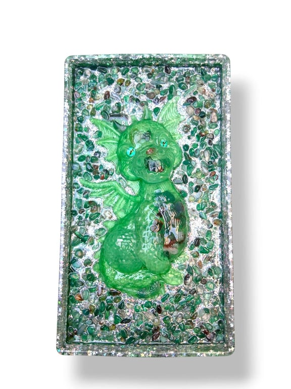 Forest-Fortune Dragon — Green Aventurine Magick Sculpture 