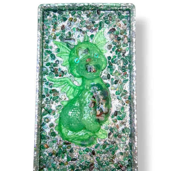 Forest-Fortune Dragon — Green Aventurine Magick Sculpture 
